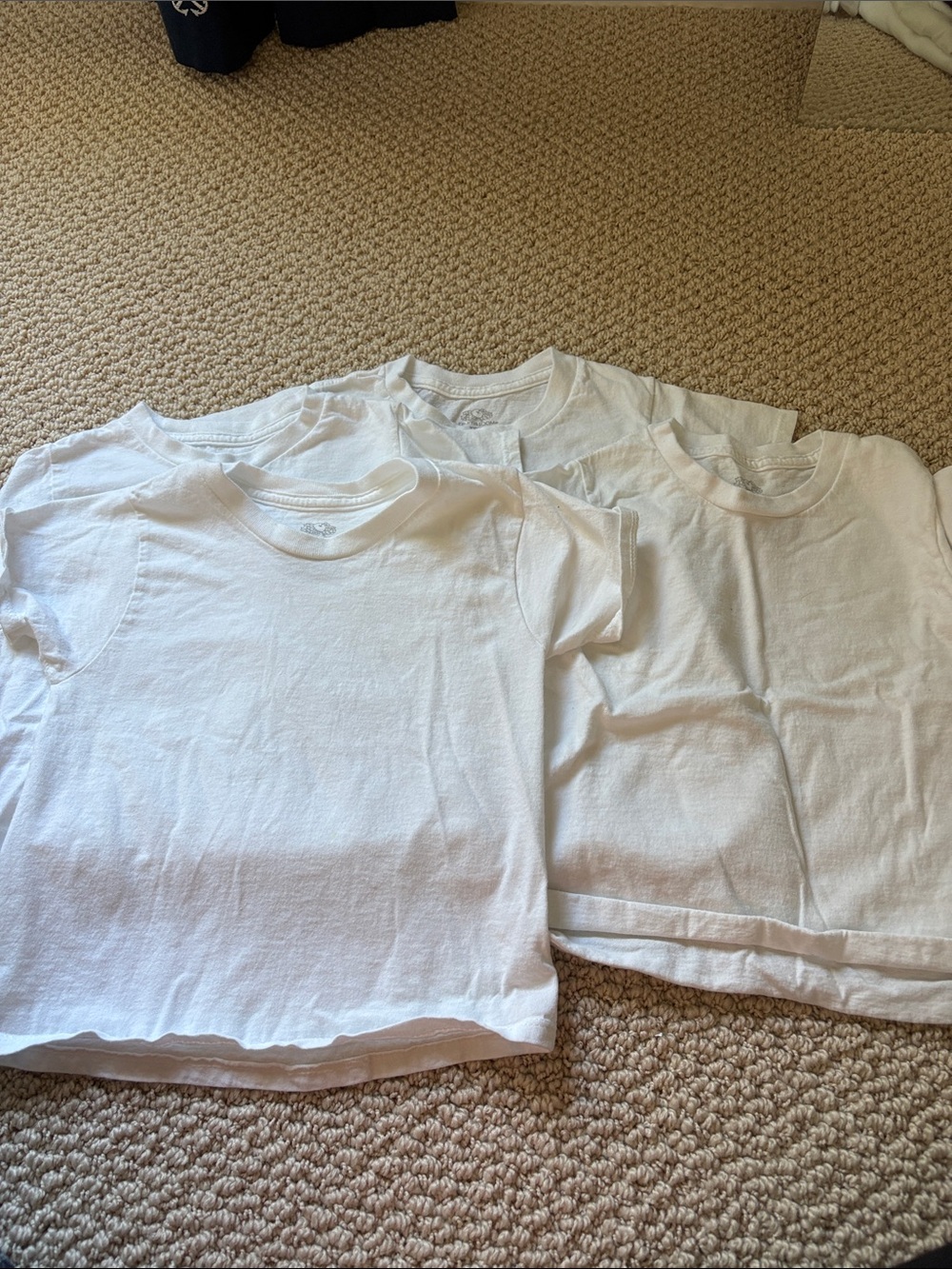 Boys White Short-Sleeve Kids Tee Set 4T